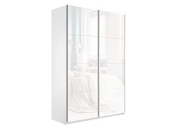 Шкаф-купе Прайм 1600/2300/570 Белое стекло 2358