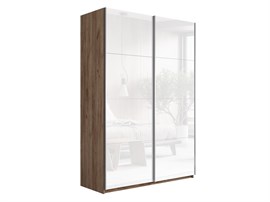 Шкаф-купе Милан 1400/2300/570 (Белое стекло) 2440