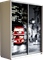 Шкаф-купе Дуо 1200/2400/600 (Фотопечать Лондон) - фото 14220