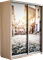 Шкаф-купе Дуо 1400/2200/600 (Фотопечать Старый город) Ш155