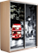 Шкаф-купе Дуо 1400/2400/600 (Фотопечать Лондон) - фото 14310