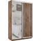 Шкаф-купе Лофт (Зеркало, ЛДСП) 160/240/45 Ш1156