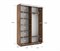 Шкаф-купе Лофт (Зеркало) 140/240/45 Ш1554