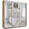Шкаф-купе Лофт (Зеркало) 210/240/45 Ш2754