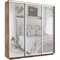 Шкаф-купе Лофт (Зеркало) 240/220/45 Ш2755