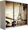Шкаф-купе Трио 1800/2400/600 (Фотопечать Париж) Ш203