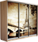 Шкаф-купе Трио 2100/2400/600 (Фотопечать Париж) Ш211