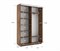 Шкаф-купе Лофт (ЛДСП) 140/240/45 Ш1060