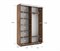 Шкаф-купе Лофт (Зеркало) 120/240/45 Ш1552