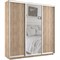 Шкаф-купе Экспресс (Зеркало, ЛДСП) 240/220/45 Ш1755