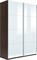 Шкаф-купе Прайм (Стекло Белое) 140/230/57 П1014