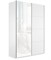 Шкаф-купе Прайм (Стекло Белое / ЛДСП) 140/230/57 П1017