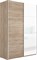 Шкаф-купе Прайм (Стекло Белое / ЛДСП) 160/230/57 П1018