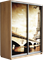 Шкаф-купе Дуо 1400/2400/450 (Фотопечать Париж) 2503