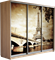 Шкаф-купе Трио 1800/2400/450 (Фотопечать Париж) 2539