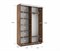Шкаф-купе Лофт (Зеркало, ЛДСП) 140/240/45 Ш1154