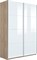 Шкаф-купе Прайм (Стекло Белое) 140/230/57 П1014