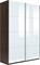 Шкаф-купе Прайм (Стекло Белое) 140/230/57 П1014