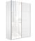 Шкаф-купе Прайм (Стекло Белое / ЛДСП) 140/230/57 П1017
